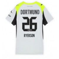 Stroje piłkarskie Borussia Dortmund Julian Ryerson #26 Koszulka Wyjazdowej dla damskie 2025-26 Krótki Rękaw